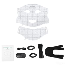 7 Color LED Face Mask with Neck Wireless Portable Red Light Therapy for Anti-Aging, Wrinkles, Skin Rejuvenation, Home Use