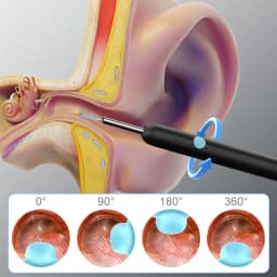 Ultra Thin 4.2mm Visual Wireless Ear Scope for IOS/Android Ear Picker 1080P Camera HD WiFi Otoscope for Ear Cleaning Skin Check