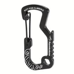 1/2/5pcs Outdoor Backpack Carabiner Multifunctional Print D Ring Spring Hook Metal Water Bottle Clip Aluminum Quick Release