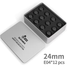 Qanba Gravity KS Mechanical Shafts Silent Pushbutton 24mm/30mm Arcade Button Snap-in (Boxed)