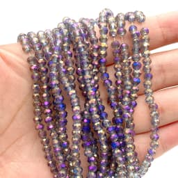 2 3 4 6 8mm Austria Faceted Crystal Beads Rondelle Loose Spacer Bracelets Earring DIY Glass Beads for Jewerly Making