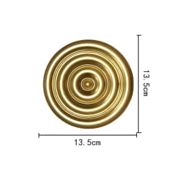 Iron Wrought Wall Hanging Decoration Golden Irregular Disc Wall Pendants Frame Ornament Room Home Decor Crafts Nordic INS Style