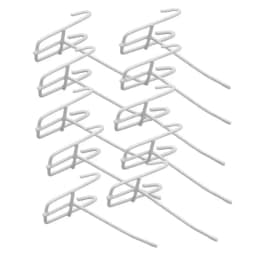 10Pcs Reusable Mesh Panel Hangers Metal Wear-resistant Storage Hook Removable Universal Net Panel Hooks Store Storage Display