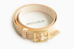 SauceZhan Italian Full-grain Leather Brass Buckle Cowskin Genuine Leather Belt Man Waist Belt Men H Belt Buckle