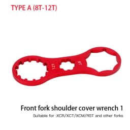 Risk Bicycle Front Fork Repair Kit MTB Bike Front Fork Shoulder Cover Cap Wrench For SR Suntour XCR/XCT/XCM/RST Disassembly Tool