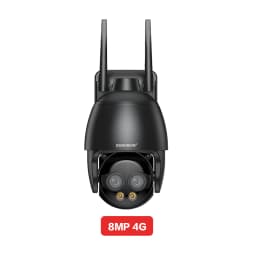 HD 8MP WIFI/4G SIM Card/POE Surveillance Camera 10X Digital Zoom AI Humanoid Detection Auto Tracking 2.8mm 8mm Dual Lens Camera