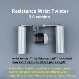 Adjustable Resistance Twister Wrist Rotation Training 304 Stainless Steel Arm Forearm Exerciser Finger Trainer Strength Grip Pro