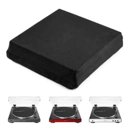 Turntable Dust Cover Spandex High Elasticity Turntable Sleeves Foldable Dustproof Protective Cover for Audio-Technica AT-LP60XBT