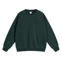 ZODF 2024 Autumn Winter Men's Basic O-Neck Sweatshirt Unisex Loose Solid 430gsm Terry Pullovers Streetwears HY0910
