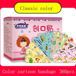 10-720pcs Cartoon Animal Pattern Band Aid Hemostasis Adhesive Bandages First Aid Emergency Kit Wound Plaster Patches for Kids