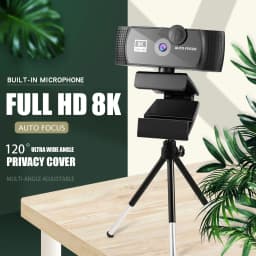 8K Webcam 4K 1080P Full HD Web Camera Auto Focus With Microphone USB Plug Web Cam For PC Computer Laptop Video Mini Camera