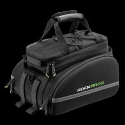 ROCKBROS Bicycle Carrier Bag Waterproof 35L Large Capacity Pannier Rear Rack Shelf Bag Multifunction Travel Bag Bike Accessories