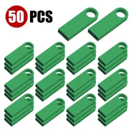 10/50/100 Pcs Free Custom Logo Metal USB Flash Drive 64GB 32GB 8GB 4GB Memory Flash USB Stick Pen Drive 128MB 512MB PenDrive 2.0