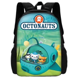 Child School Cartoon O-Octonauts Backpack with Lunch Bags ,Pencil Bags ,School Bags for Boys Girls Best Gift