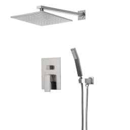 Black Shower Faucet Chrome Bathroom Shower Mixer Set Waterfall Rain Shower System Bathtub Faucet Taps