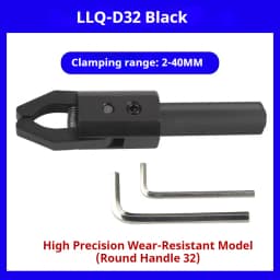 Automatic Puller LLQ-W16/20/25/32 LLQ-D20/25/32 Feeder CNC Two Claws Sqaure Round Bar Puller Clipper Back-Pull Extractor Lathes