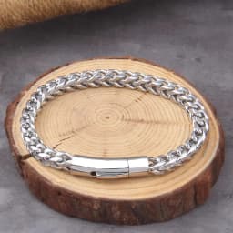 Never fade stainless steel link chain bracelet