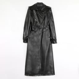 Mauroicardi Spring Autumn White Fitted Long Pu Leather Coat Women Zipper Belt Elegant Chic Luxury Designer Fake 2 Clothes 2024