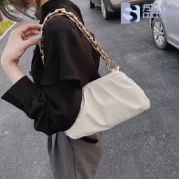 60cm Silver Gold Plated Acrylic Purse Chain Strap Handbag Handles Diy Purse Replacement Chain for Shoulder Bag Handbags Straps