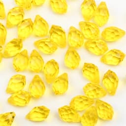 Austrian Crystal Teardrop Glass Beads 50pcs Briolette Waterdrop Pendant Loose Beads for Jewelry Making Bracelet DIY