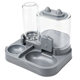 Automatic Pet Food and Water Feeder Large Capacity 2 in 1 Automatic Feeder Dog Cat Food Bowl with Water Fountain Pet Supplies