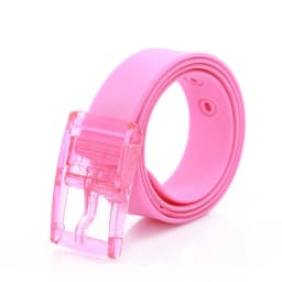 Silicone Belt Square Pin Buckle Belts for Jeans Pants Chic Metal free Waistband Luxury Brand Design