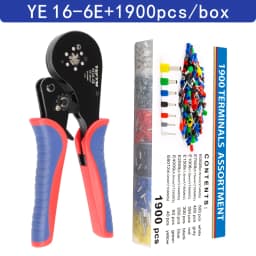Crimping Pliers Ferrule Sleeves Tubular Terminal Tools HSC8 6-4A/6-6A/16-6E Wire Crimper Household Electrical Sets