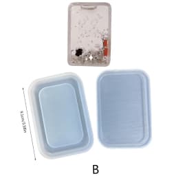 Photo Frame Resin Art Shaker Mold Creative Card Pendant Clear Quicksand Silicone Mold DIY Crafts Casting Epoxy Mold for Keychain