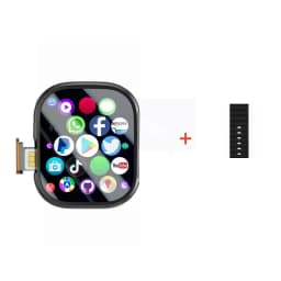 DW100 Pro Plus Android Smartwatch Touch ID Smart Watch With Rotary Camera 2.29inch Amoled Screen GPS WIFI NFC Google Play Store