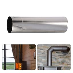 Chimney Flue Pipe Exhaust Pipe 0.2-0.5M Multi-model Stainless Steel Chimney Liner Flue Stove Pipe Water Heater Heating System