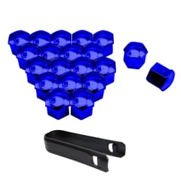 20Pcs/Set 17 19 21mm Car Wheel Nut Covers Auto Hub Screw Protection Cap Bolt Rims Auto Exterior Accessories Anti-Rust Dust Cover