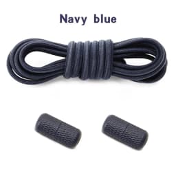 1Pair Round Elastic Laces No Tie Shoelaces Metal Capsule Buckle Shoelace Without Ties Sneakers Basketball Laces Shoe Accessories