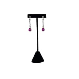 High-End Velvet Or Leather Earrings Display Storage Rack High, Medium And Low Size Jewelry Display Props Earrings Display Props