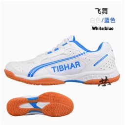 Tibhar Table Tennis Shoes Table Tennis Racket Ping Pong Balance Support Lightweight Non-Slip Breathable Wrapping Shock Absorbent