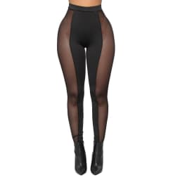 Large Size Women Leggings Mesh Patchwork High Waist Hip Lifter Sexy Leggings Women Stretchy Seamless Bottoming Yoga Pants
