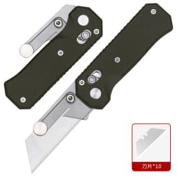 420 steel G10 handle hand folding knife portable art knife high hardness unpacking with blade gift box