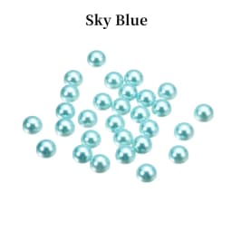 2/3/4/5/6/8/10/12/14 MM Acrylic Beads Pearl Imitation Half Round Flatback Colorful Bead For Jewelry Making DIY Accessories
