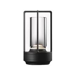Aluminum Alloy Crystal Lamp LED Rechargeable Touch Table Lamp Restaurant Decoration Atmosphere Night Light Camping Creative Lamp