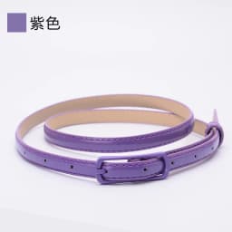 Women's Candy Color PU Leather Belt Bright Color Decorative Fine Leather Waist Belt Wholesale