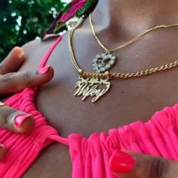 Custom Double Name Couple Necklace For Women Personalized Heart Peace Dove Butterfly Stainless Steel Necklace Jewellery Gifts