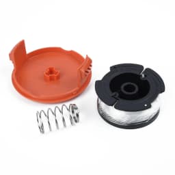 Factory Wound AF100 Replacement Spool Line And Cap RC100P For Black&Decker Trimmers 30 Feet Of 0 065 Inch Diameter Line