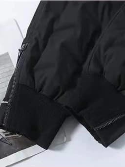 Warm Thicken Side Zip Down Cotton Straight Pant Casual Thick Winter Snow Wear Windproof Pantalones New Fluffy High Waist Spodnie