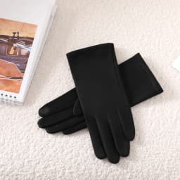 Multicolor Women Winter Keep Warm Touch Screen Suede Solid Simple Style Gloves Add Velvet Inside Not Bloated Prevent Cold