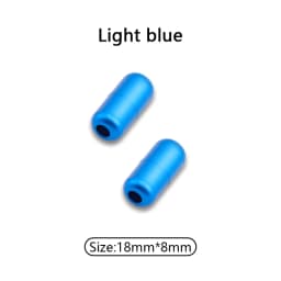 1Pair Matte Metal Shoelaces Locks Capsules Shoelaces Durable buckle Colorful Shoes Accessories Aesthetic Sports Laces Lock
