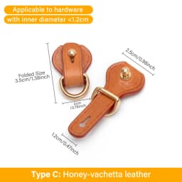 CRAZYSMITH Bag Strap Transformation for LV Diane Bag Punch-Free Hardware Protection Leather Anti-wear Buckle Bag Accessories
