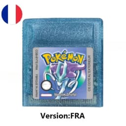 %Many style pokémon cards Red Blue Crystal Golden Green Silver Yellow GBC Game Card 16Bit Video Game CartridgeConsole Card GB/SP