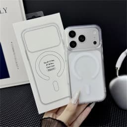 Original For Magsafe Magnetic Wireless Charging Case For iPhone 18 17 Air 16 15 14 13 12 11 Pro Max Plus Mini Clear Back Cover