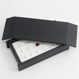 Wholesale large multi-digit gem storage box diamond display box V Groove colorful gems Box PortableGem Display Tray with Lid