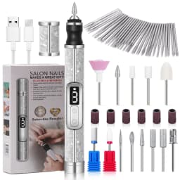 Professional Electric Nail Polishing Machine Nail Drill Multiple Gears Low Noise Nails Sander File Set For Manicure Salon Tools