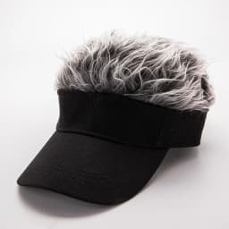 Men's and women's wig baseball cap adjustable hip-hop funny outdoor duck tongue sun hat suitable for casual sports